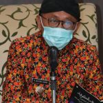 Bupati Sumenep, A. Busyro Karim, saat launching Buku Fiqih Tentang Covid-19. (Foto: Humas Pemkab Sumenep)