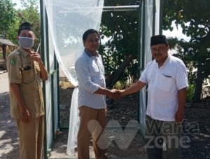 Bilik Disinfektan Hasil Donasi Pemuda, Untuk Ikhtiar Keselamatan Warga Giliraja