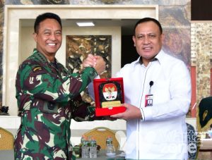 Kasad dan Ketua KPK RI Tanda Tangani BAST Barang Rampasan Negara