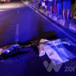 Foto: Pengendara motor beat berplat P 5557 W, mengalami kecelakaan tunggal di Jalan Hayam Wuruk, tepatnya depan Transmart Mall Jember.