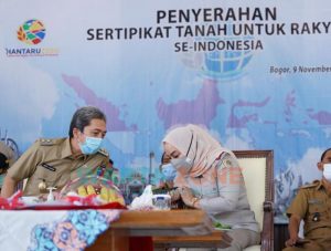 BPN Kota Bogor dan Pemkot Serahkan 630 Sertifikat Tanah, Disaksikan Langsung Presiden Jokowi