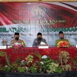 Bupati Sumenep, A. Busyro Karim, saat menghadiri silaturahmi Kebangsaan dengan tema "Mewujudkan Pilkada Damai, Berkualitas dan Berintegritas” di Hotel Utami Sumekar. (Foto: Istimewa)