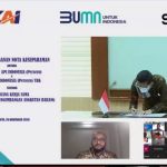 Foto: PT Semen Indonesia (Persero) Tbk (SIG) melakukan penandatanganan Nota Kesepahaman dengan PT Kereta Api Indonesia (Persero) mengenai Rencana Kerja Sama Optimalisasi dan Pengembangan Angkutan Barang.