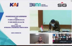 SIG Gandeng KAI, Optimalisasi dan Pengembangan Angkutan Barang