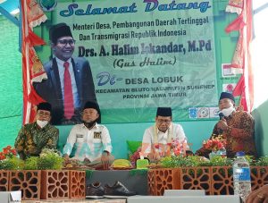 Hadir di Desa Lobuk Sumenep, Menteri Desa PDTT Apresiasi Pengelolaan Bumdes Pelangi Nusantara