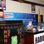 Foto: Bupati Sumenep, A. Busyro Karim, saat memberikan sambutan dalam Sosialisasi Pencegahan dan Pengendalian Gratifikasi di lingkungan Pemerintah Kabupaten Sumenep. (Foto: Humas Pemkab Sumenep)