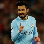 SELEBRASI: Ilkay Gundogan saat mencetak gol bersama Manchester City beberapa waktu lalu (Istimewa)
