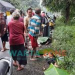 Kecelakaan lalu lintas yang terjadi di Dusun Tayeng, Desa Rowotengah, Kecamatan Sumberbaru, Kabupaten Jember.