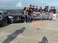 Foto: Komunitas Honda Civic FD Indonesia Jawa Timur, saat mengadakan tour wisata ke sejumlah tempat di Kabupaten Pamekasan, Madura.