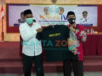 Wakil Bupati Sumenep, Achmad Fauzi, saat menghadiri Muscab ke-IV IKA-PMII Sumenep, Madura, Jawa Timur.