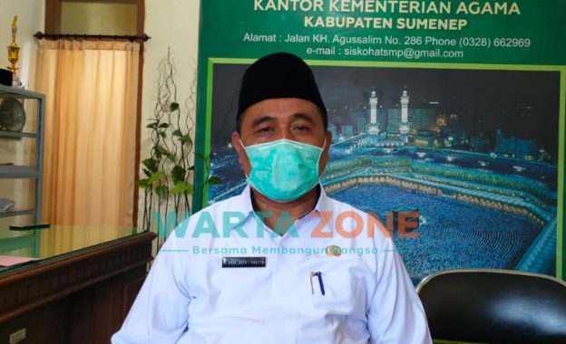 Kasi PHU Kemenag Sumenep, Moh. Rifa'ie Hasyim saat ditemui beberapa waktu lalu (Foto: Abd Wakid)