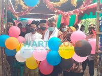 Foto: Wakil Bupati Sumenep, Achmad Fauzi, saat meresmikan Badan Usaha Milik Desa (BUMDes) Desa Jate, pulau Giliraja, Kecamatan Gili Genting.