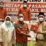 Foto: KPU resmi tetapkan Gus Yani - Bu Min sebagai Bupati - Wakil Bupati Gresik Terpilih.
