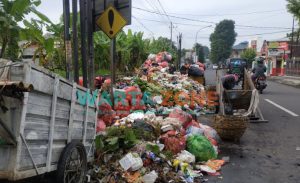 Tumpukan Sampah di TPS Sumbersari Jember Ngendap Dua Hari, Efek Para Supir Truk Mogok Kerja