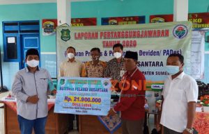 BUMDes Pelangi Nusantara Lobuk Laporkan Kinerja, Serahkan PADes