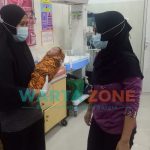Foto : Kondisi bayi perempuan malang usai mendapatkan penanganan medis oleh Bidan setempat di Puskesmas Kencong, Kabupaten Jember.