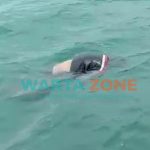 TELUNGKUP: Korban saat ditemukan oleh nelayan (Foto: tangkap layar video amatir warga)