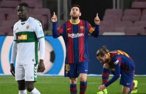 Mengganas, Barcelona Cukur Elche 3 Gol Tanpa Balas