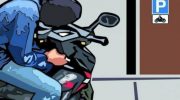 Ilustrasi pencurian kendataan bermotor terekam CCTV. (Foto: Ilustrasi google)
