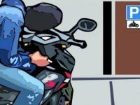 Ilustrasi pencurian kendataan bermotor terekam CCTV. (Foto: Ilustrasi google)