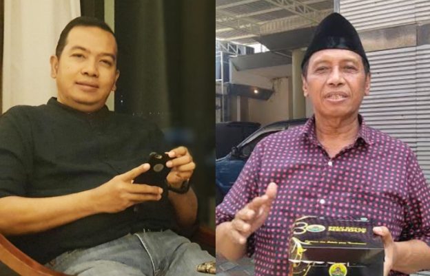 BERDUKA: Dua sosok figur berpengaruh di Sumenep tutup usia, Dirut BPRS Bhakti Sumekar, Novi Sujatmiko (kiri) dan Mantan Wakil Bupati Sumenep, Soengkono Sidik. (Foto: Istimewa)