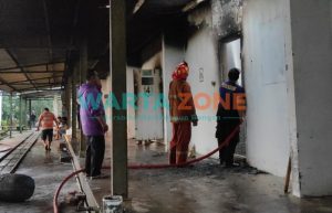 Pabrik Karet PT Mulya Ningsih Jember Terbakar