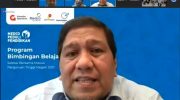 Foto: General Manager Medco E&P Kalimantan Region Herman Fauzi, saat program bimbel secara online bagi ratusan siswa di area-area operasi migas Medco.