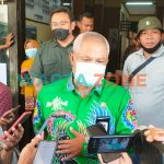 TEGAS: Kepala Dinas Sosial (Dinsos) Sumenep, Moh. Iksan, saat menyatakan siap mencabut e-Warung nakal (Foto: Abd Wakid)