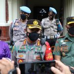 Kapolresta Bogor Kombes Pol Susatyo Purnomo Condro (tengah), saat memberikan keterangan pers.