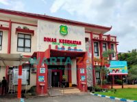 Foto: Kondisi gedung Dinas Kesehatan Sumenep tampak dari depan (Foto: Abd Wakid)