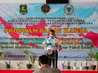 LUGAS: Kepala UPBU Kelas III Trunojoyo Sumenep, Muhammad Arqodri Arman saat memberikan sambutan (Foto: Abd Wakid)