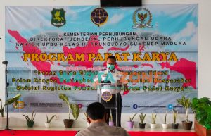 Bandara Kelas III Trunojoyo Sumenep Bangkitkan Ekonomi Lewat Padat Karya