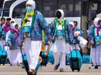Foto: Ilustrasi sejumlah calon jemaah haji (Republika/Yasin Habibi)