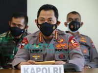 Foto: Kapolri Jenderal Listyo Sigit Prabowo berjanji akan memberikan yang terbaik dalam upaya pencarian kapal selam KRI Nanggala 402 yang hilang di perairan Bali.