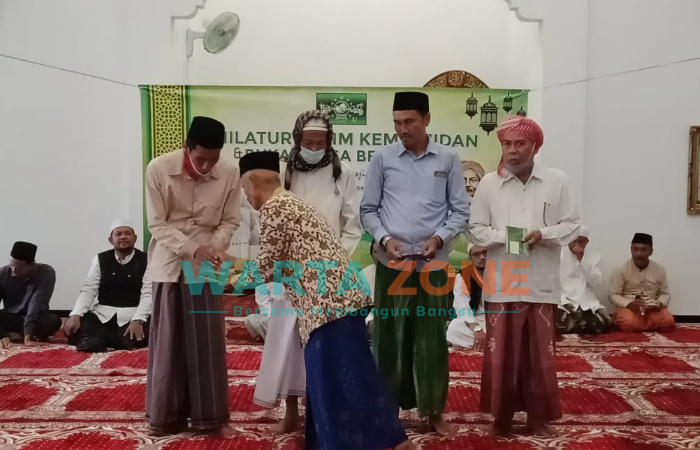 Foto: LTM NU Sumenep saat menggelar silaturrahim di Masjid Al-Ikhlas Desa Batudinding, Kecamatan Gapura.