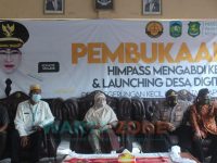 Foto: Wakil Bupati Sumenep saat menghadiri kegiatan pengabdian Ke III, Himpunan Mahasiswa Kepulauan Sapeken Sumenep (Himpass) sekaligus launching desa digital di Desa Pagerungan Kecil, Kecamatan Sapeken.