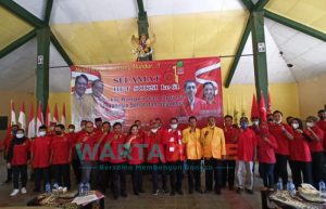Peringati HUT ke-61, SOKSI Banyuwangi Lantik Puluhan Depiancab