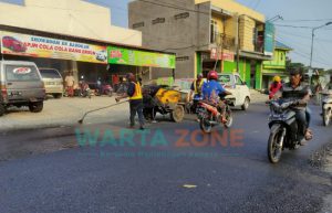 Uji Coba AMP Trial Pengaspalan di Kabupaten Jember Mulai Dilakukan