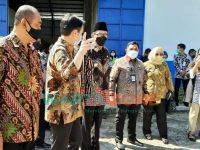 Foto: Wakil Menteri Perdagangan RI Jerry Sambuaga tinjau SRG Kabupaten Jember.