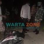 ROBOH: Motor korban saat ditemukan warga di lokasi kejadian (Foto: Dok. WARTA ZONE)
