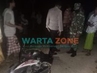 ROBOH: Motor korban saat ditemukan warga di lokasi kejadian (Foto: Dok. WARTA ZONE)