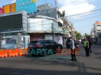 Foto: Rekayasa lalin di khususkan di Jalan Samanhudi tepatnya sekitaran Pasar Tanjung, Kecamatan Kaliwates, Jember.