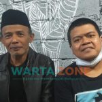 Foto: Ketua PWJ Kustiono Musri (kiri memakai kopyah) dan Sekertaris PWJ Rio Christiawan.