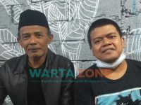 Foto: Ketua PWJ Kustiono Musri (kiri memakai kopyah) dan Sekertaris PWJ Rio Christiawan.
