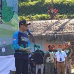 Foto: Wakil Bupati Jember Muhammad Balya Firjaun Barlaman (Gus Firjaun) saat memberikan sambutan dalam acara jelajah 'Wisata and Funcamp' di Agrowosata Boma Gunung Pasang, Kecamatan Panti.