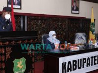 LUGAS: Bupati Sumenep, Achmad Fauzi, saat memberikan arahan dalam acara Musrenbang RPJMD Tahun 2021-2026 (Foto: Dok. WARTA ZONE)