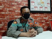 Caption : Kapolsek Kaliwates Kompol Edy Sudarto saat dikonfirmasi di Mapolsek Kaliwates, Kabupaten Jember, Selasa (29/6/2021).
