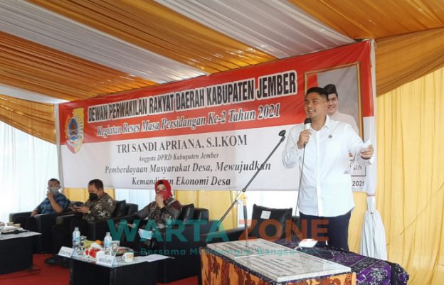 Foto : Kegiatan reses Tri Sandi Apriana, terkait Pemberdayaan masyarakat desa, mewujudkan kemandirian ekonomi desa.