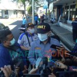 Foto: Investigator KNKT, Bambang Irawan memberikan keterangan kepada sejumlah awak media.