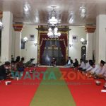 Foto: Silaturrahmi Pemerintah Kabupaten Sumenep bersama Pengurus Cabang Nahdlatul Ulama (PCNU), di Mandiyoso Pendopo Keraton, Kamis (1 Juli 2021), malam.